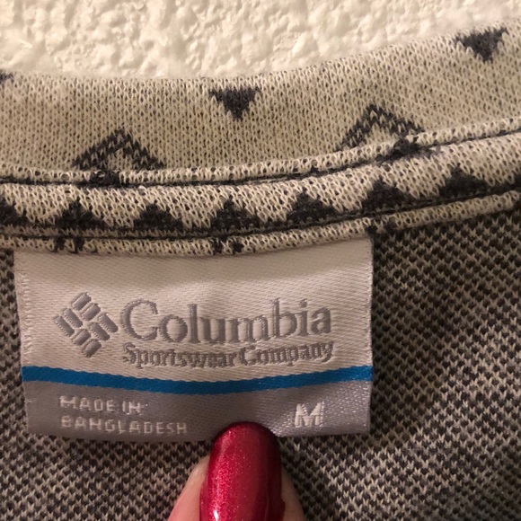 Columbia Fair isle heavy knit Henley - Picture 2 of 6